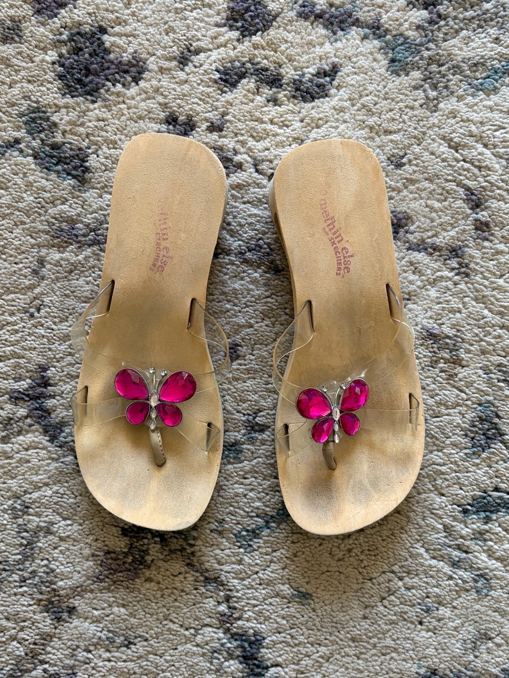 Y2K Sketchers Butterfly Platform Sandals